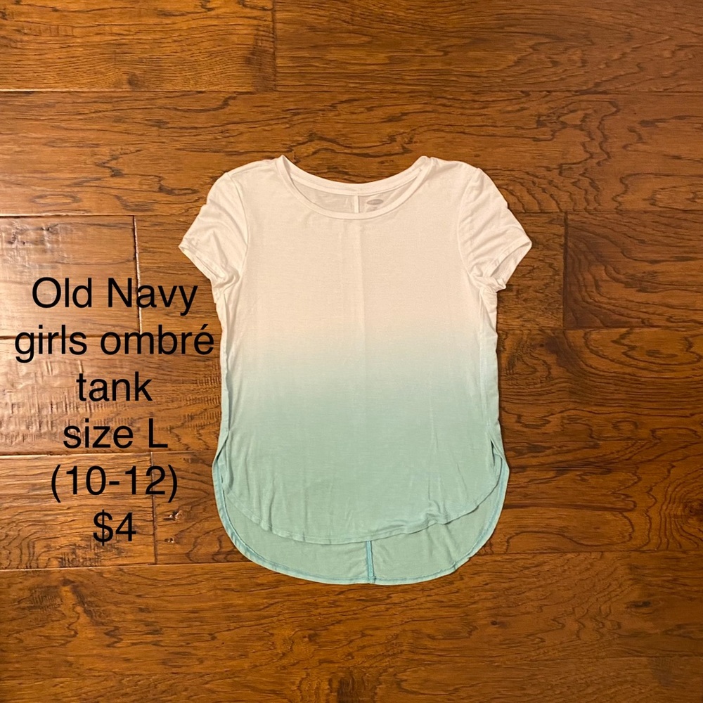 Old Navy girls ombré tee